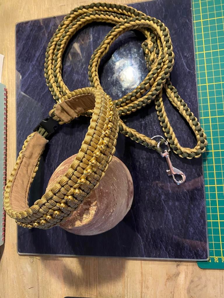 Paracord Hondenband + lijn, Dieren en Toebehoren, Verzenden, Nieuw