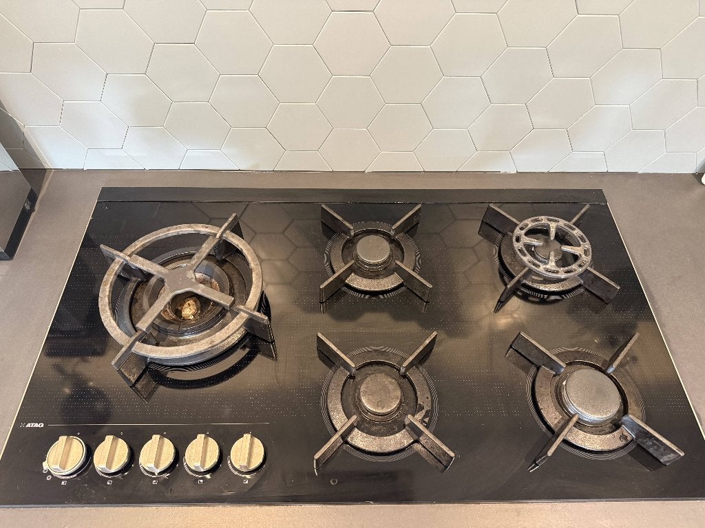 ATAG HG9571MBA inbouw gaskookplaat, Ophalen, Gebruikt, Inbouw, Gas