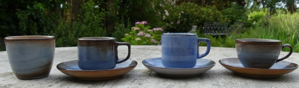 Ambacht Volendam Blauw Roomstel Cake Mok Koppen+Schotels, Overige merken, Klassiek, Nieuw, Ophalen of Verzenden