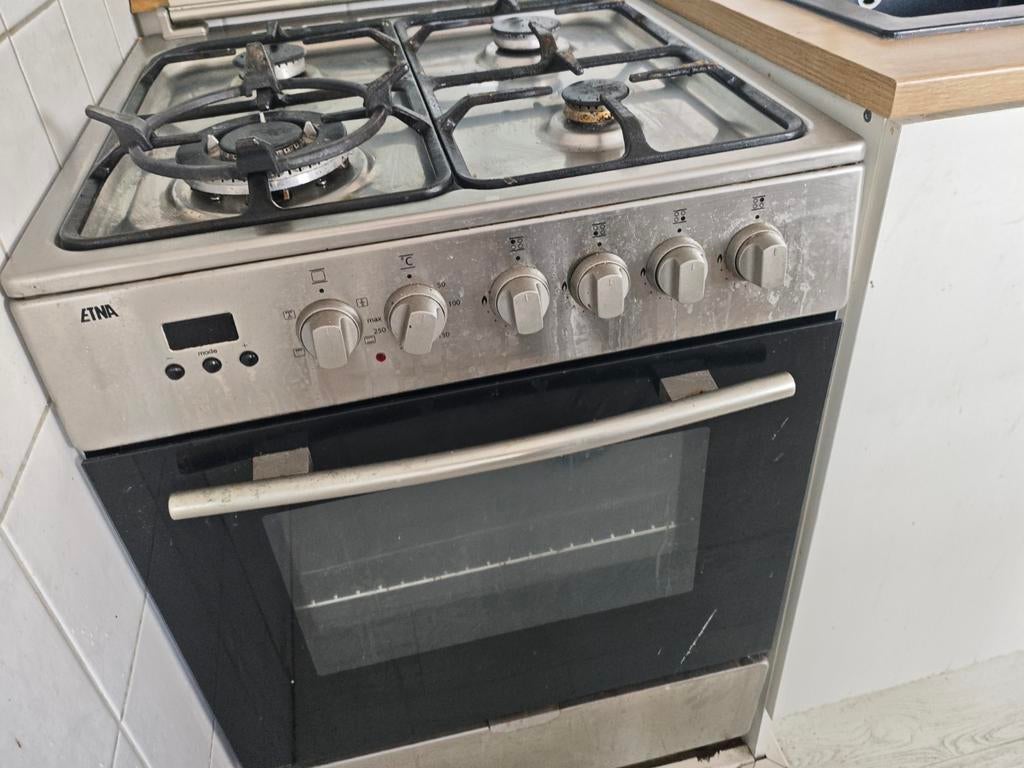 ETNA Vrijstaand Gasfornuis met Oven - Gebruikt, Witgoed en Apparatuur, Fornuizen, Gebruikt, 60 cm of meer, Gas, Vrijstaand
