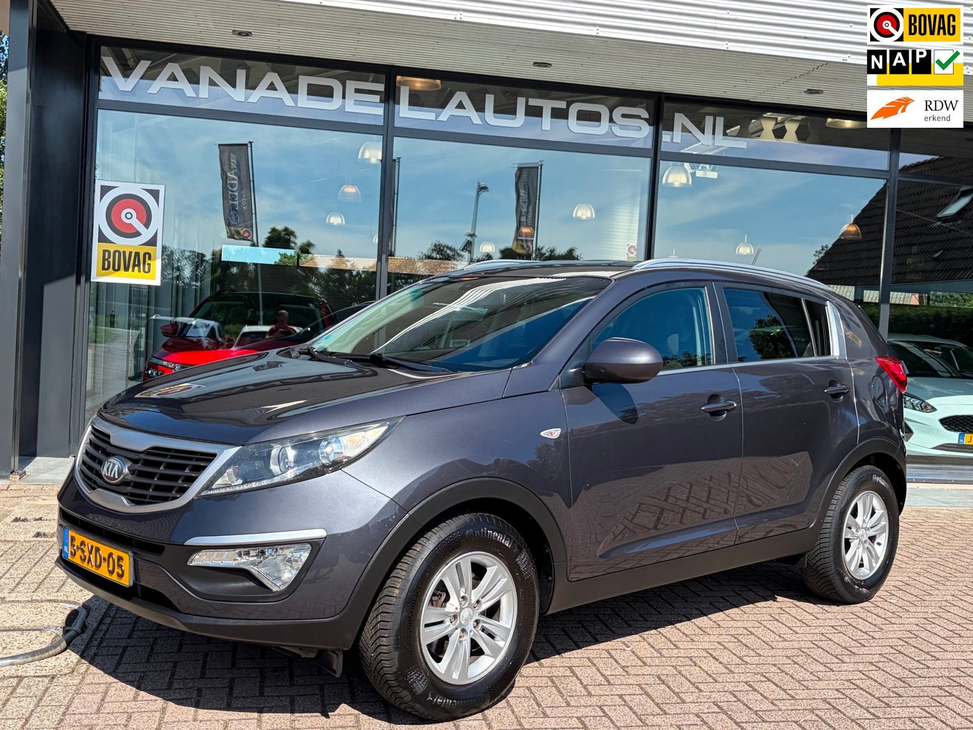 Kia Sportage 1.6 GDI Vibe Navi Camera Clima Cruise Park.Sens, Voorwielaandrijving, Euro 5, 4 cilinders, Lichtsensor