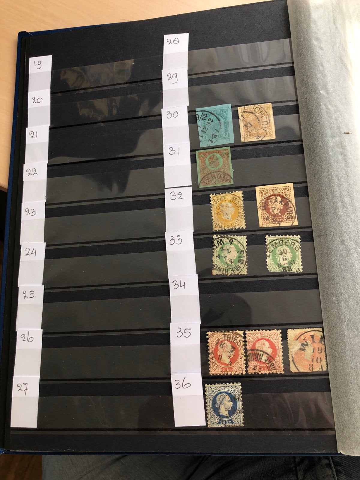 Oude postzegelverzameling Oostenrijk in album, Ophalen of Verzenden, Gestempeld