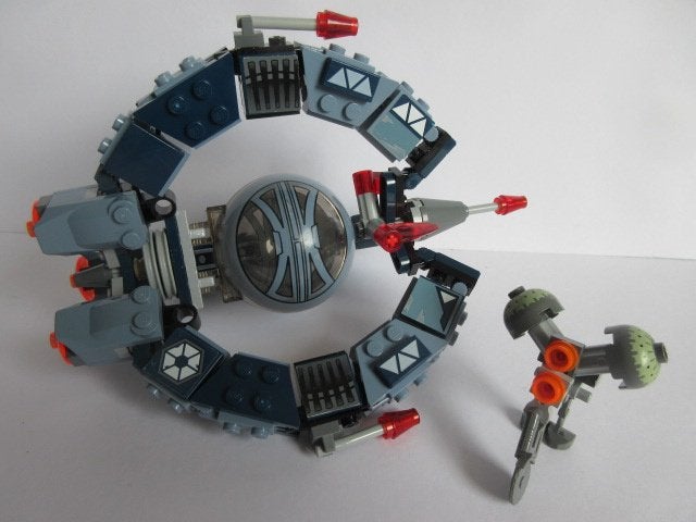 7252 Star Wars Episode 3, Droid Tri-Fighter, Compleet, Lego, Ophalen of Verzenden, Zo goed als nieuw