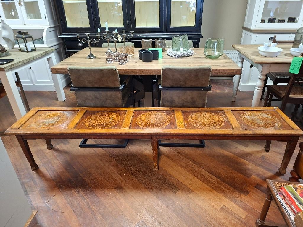 **SUPERSALE**Antieke Oosterse bank ingelegde patronen 230 cm, Ophalen of Verzenden