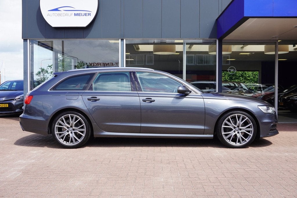 Audi A6 Avant 2.0 TFSI S Edition Automaat | Navigatie | Vol, Auto's, Audi, Euro 5, 15 km/l, Gebruikt, Zwart