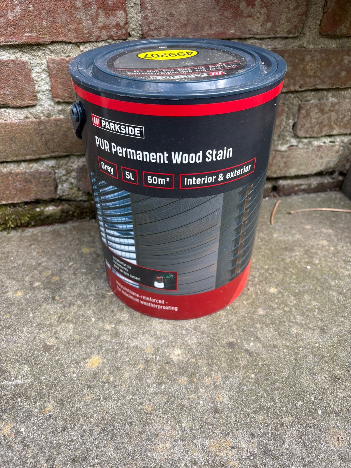 Nieuw Verfpot  grey 5 liter, Ophalen of Verzenden, Nieuw