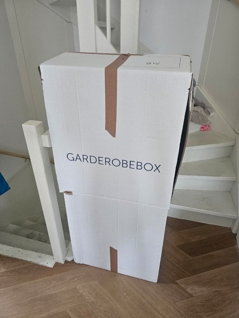 7x Kleding garderobe verhuisdozen, Ophalen, 40 tot 60 cm, Opvouwbaar, 50 tot 75 cm