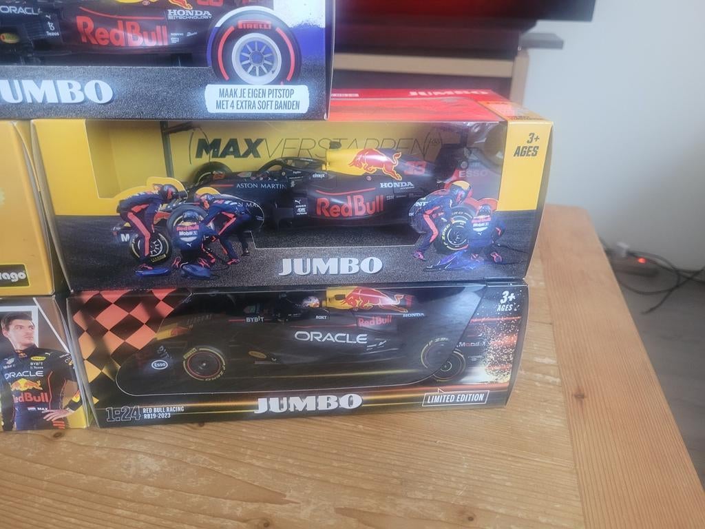 Max verstappen formule f1, Hobby en Vrije tijd, Modelauto's | 1:24, Auto, Burago, Nieuw, Ophalen of Verzenden