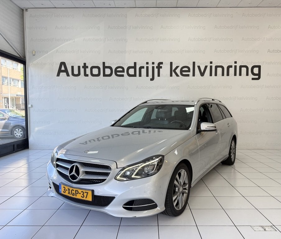 Mercedes-Benz E-Klasse Estate 220 CDI Pres. Avant Inclusief, Auto's, Automaat, Euro 5, Gebruikt, Leder