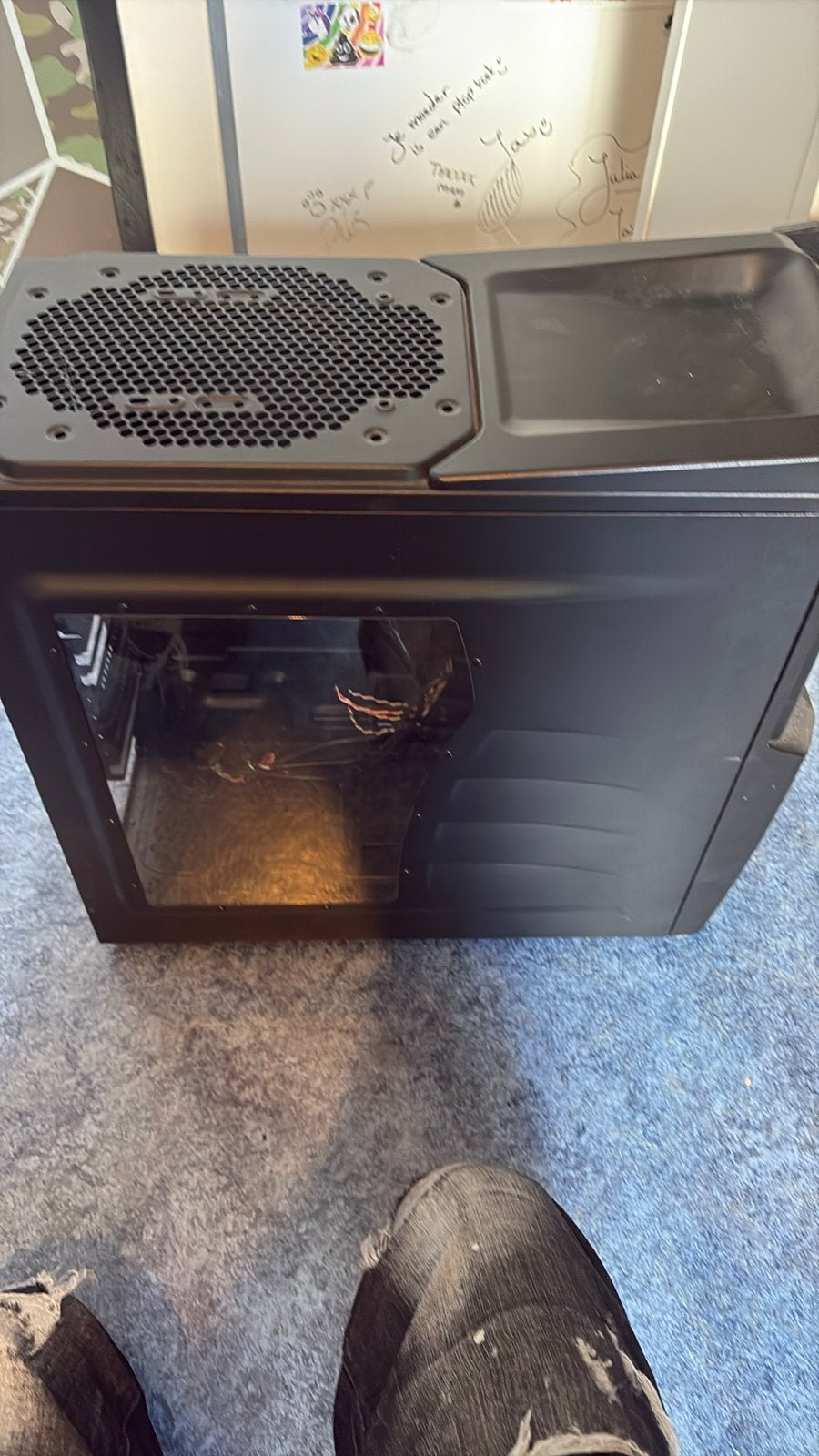 PC onderdelen: Fans, CX500 PSU, DVD-speler, kast, defect moe, Computers en Software, Ophalen of Verzenden, Gebruikt