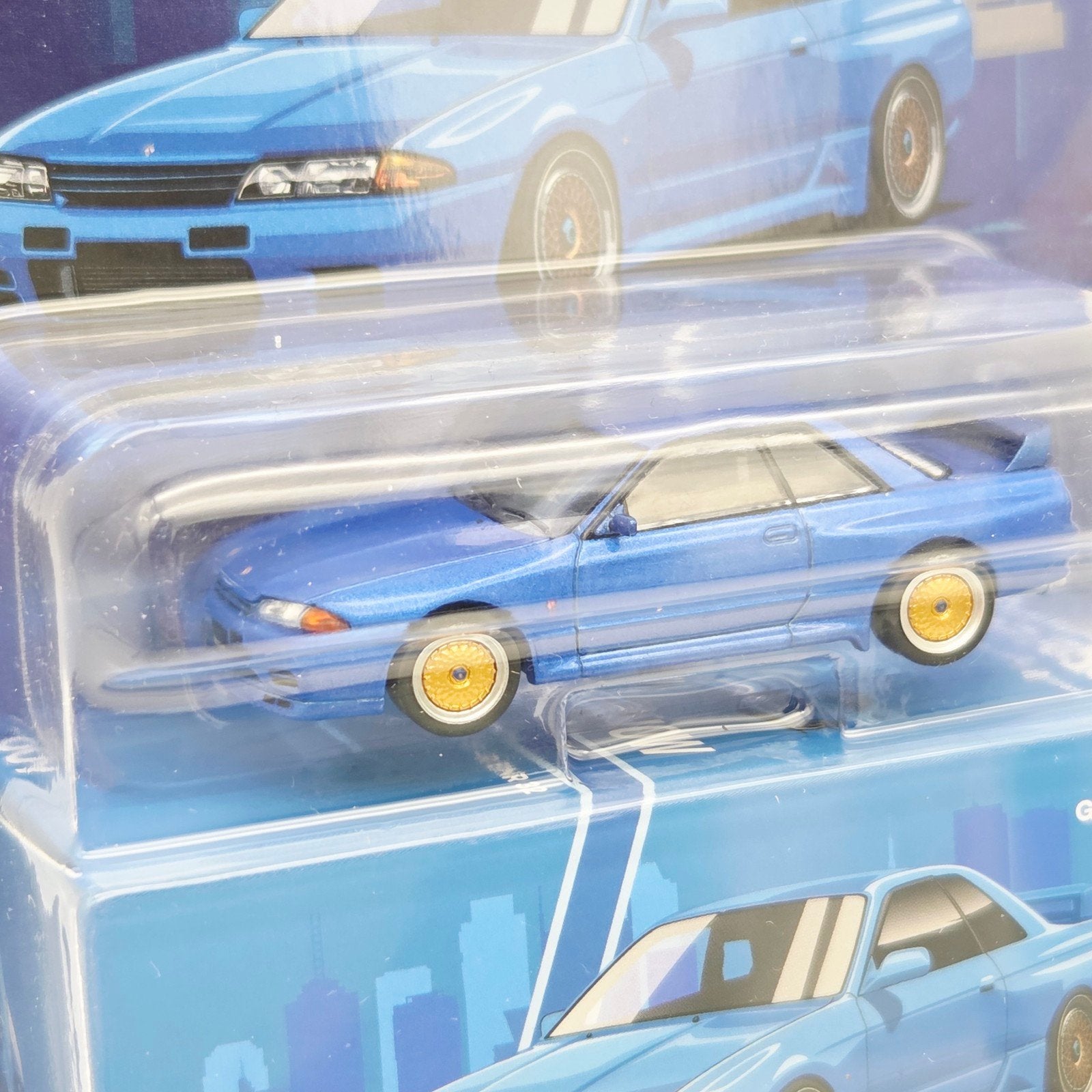 Pop Race – Nissan Skyline R32, Bayside Blue, Hobby en Vrije tijd, Mymodelcar@outlook.com, Auto, Ophalen of Verzenden, Pop Race