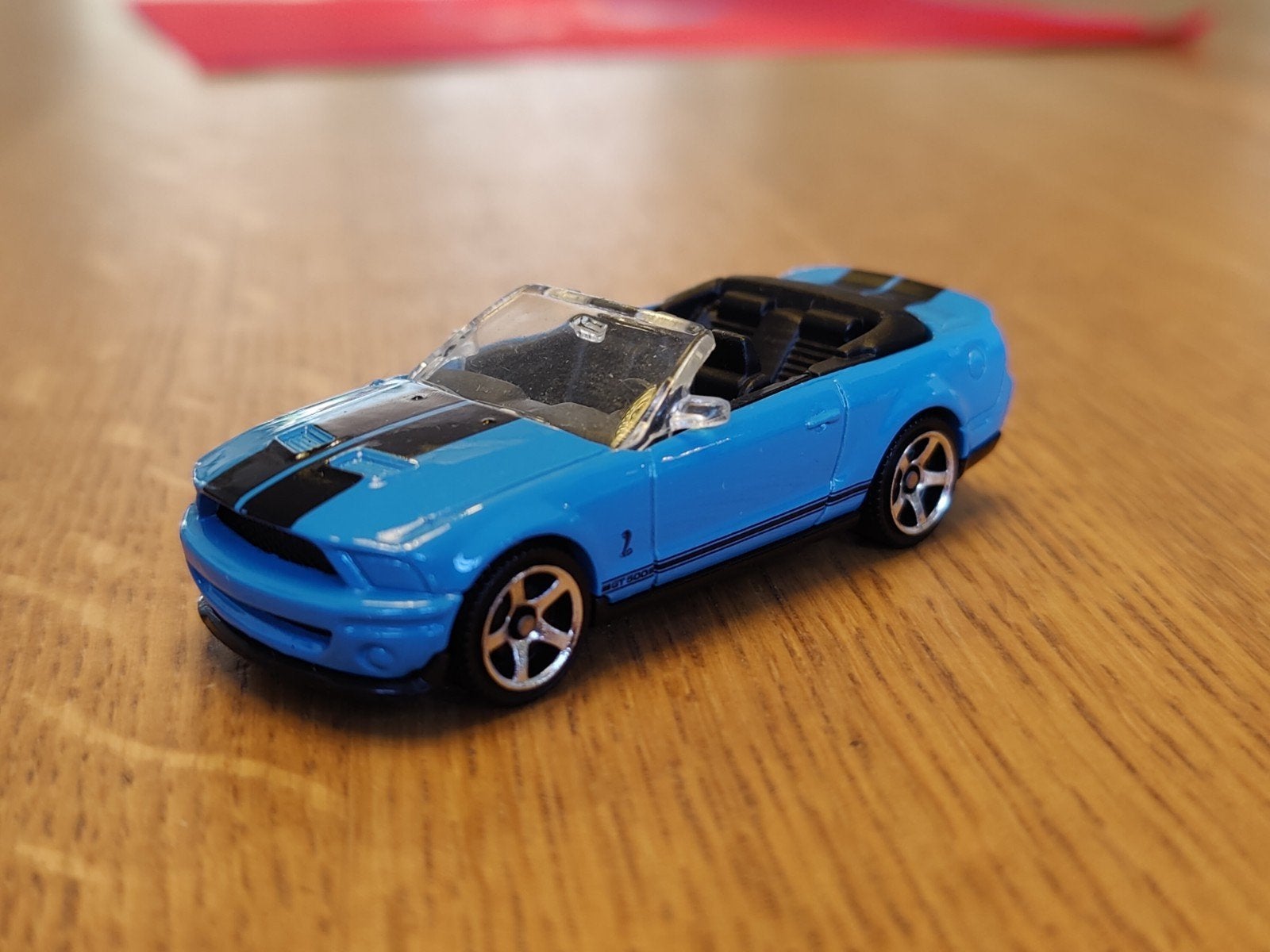 Matchbox Shelby GT500 Convertible BLAUW, Ophalen of Verzenden, Zo goed als nieuw, Auto
