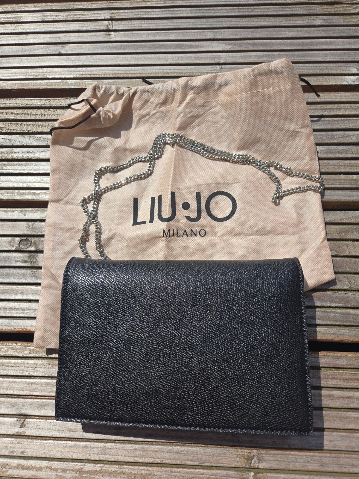 Handtasje Liu jo, Ophalen of Verzenden, Zo goed als nieuw, Zwart