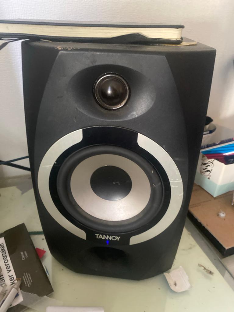 Tannoy Reveal 501a Studio Monitor (2 stuks) met kabel, Audio, Tv en Foto, Luidsprekers, Overige merken, Gebruikt, Ophalen of Verzenden