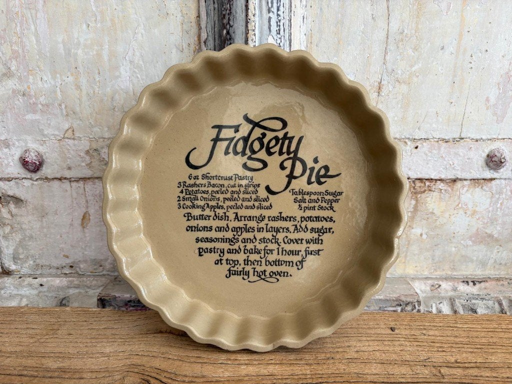 Engelse ovenschaal - Vintage Pearson's Fidgety Pie schaal, Ophalen of Verzenden
