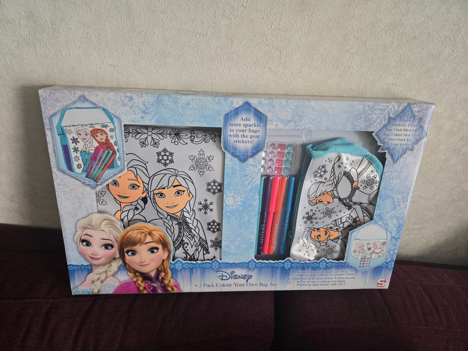frozen knutsel set kleur je eigen tas, Ophalen, Nieuw, Knutselset