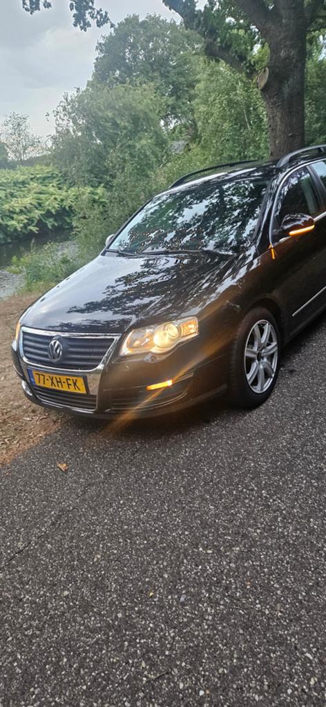 Volkswagen Passat 2.0 FSI 110KW Variant 2007 Zwart, Auto's, Voorwielaandrijving, Stof, Zwart, 4 cilinders