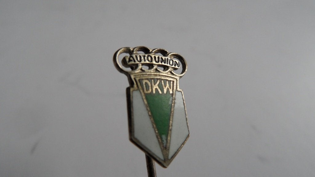 AutoUnion-DKW oldtimerauto speld, geëmailleerd, Verzenden, Gebruikt, Merk, Speldje of Pin