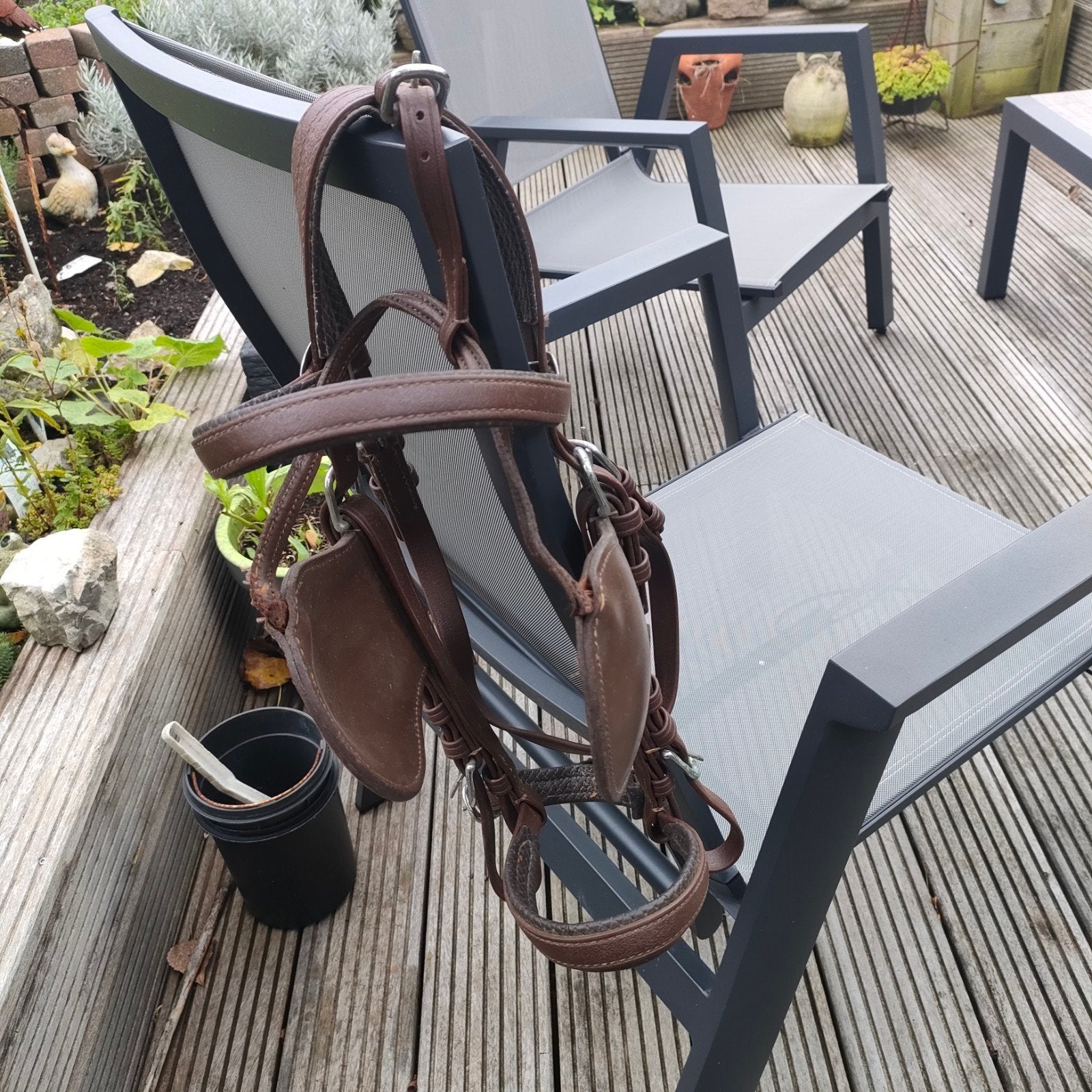 menhoofdstel ideal eurotech, Dieren en Toebehoren, Ideal Equestrian, Hoofdstel, Overige disciplines, Bruin