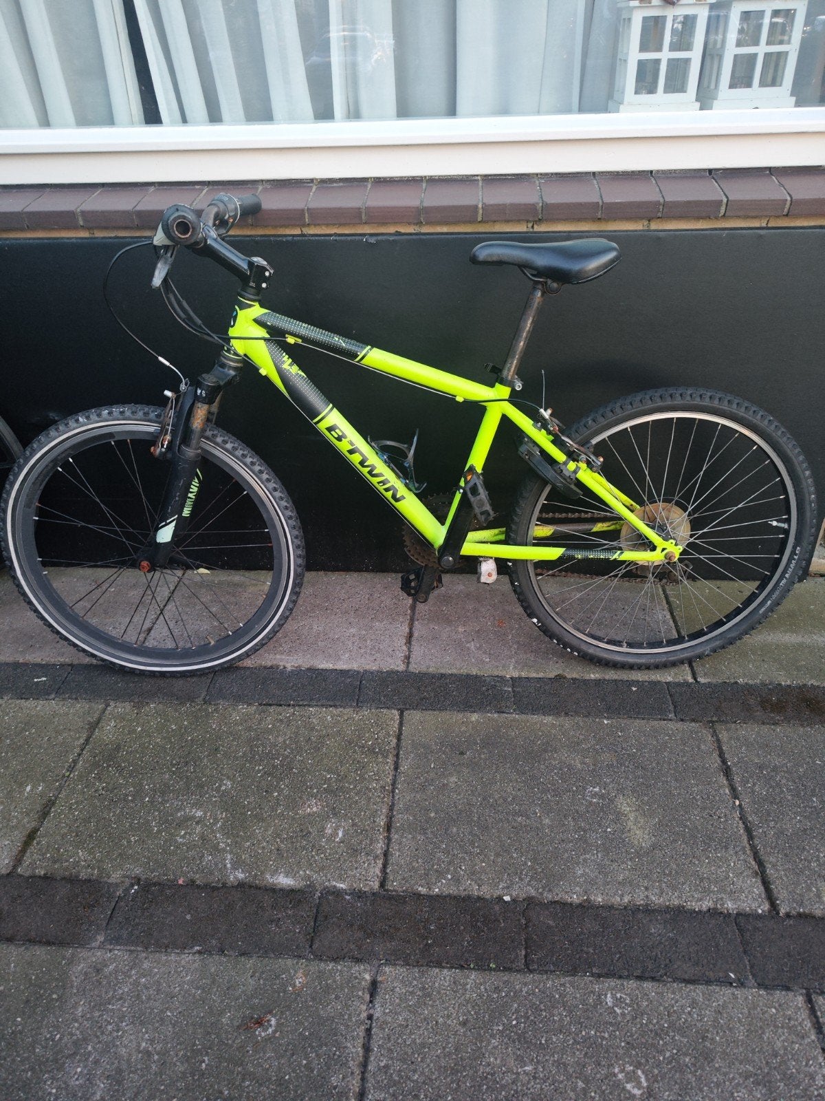 B'Twin Mountainbike - Neon Geel, Fietsen en Brommers, Fietsen | Mountainbikes en ATB, Ophalen of Verzenden, Gebruikt, Overige merken