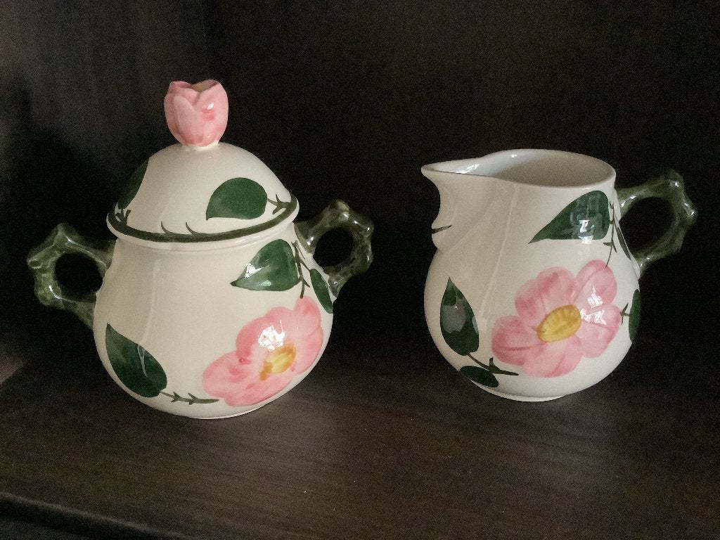 puntgaaf villeroy en boch wild rose roomstel, Ophalen of Verzenden