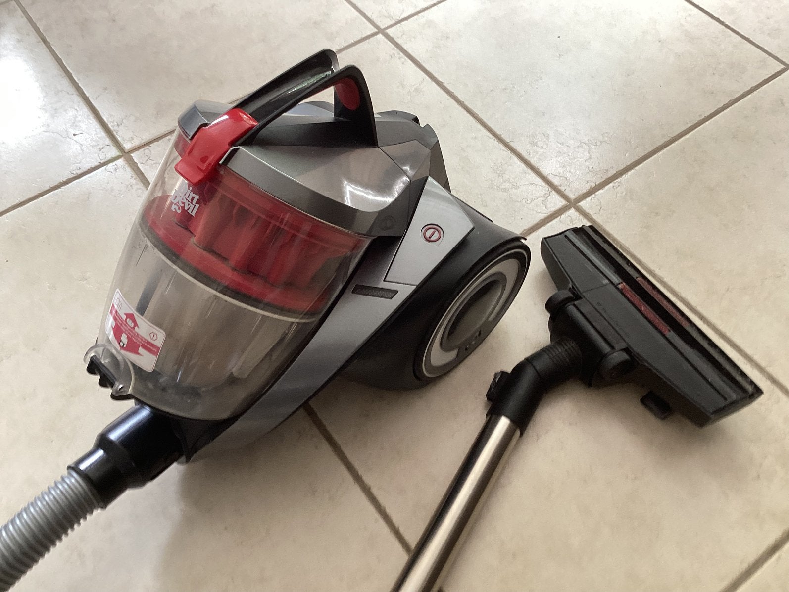 Stofzuiger Dirt Devil zonder zak, Verzenden, Zo goed als nieuw