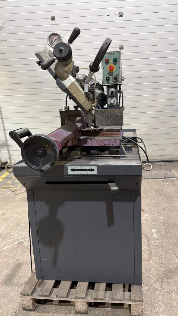 Optimum S 285 DG Halfautomaat Lintzaagmachine, Ophalen, Gebruikt, 70 mm of meer, 600 tot 1200 watt