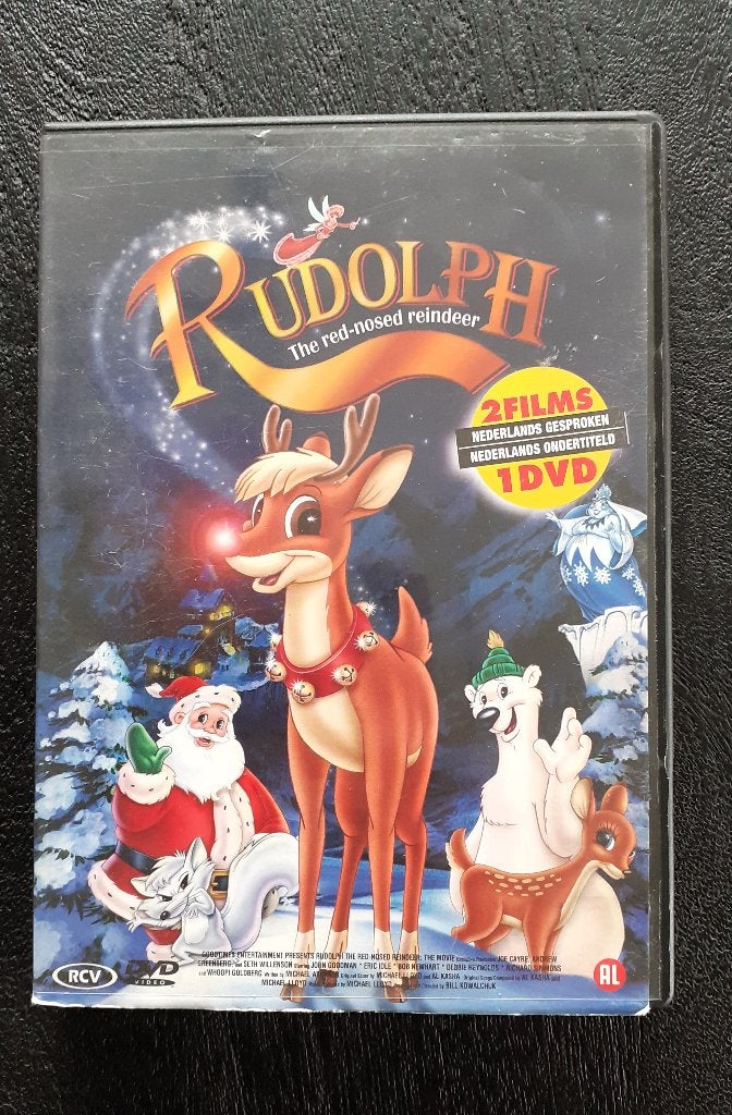 Dvd Rudolf the red-nose reindier, Alle leeftijden, Ophalen of Verzenden, Zo goed als nieuw