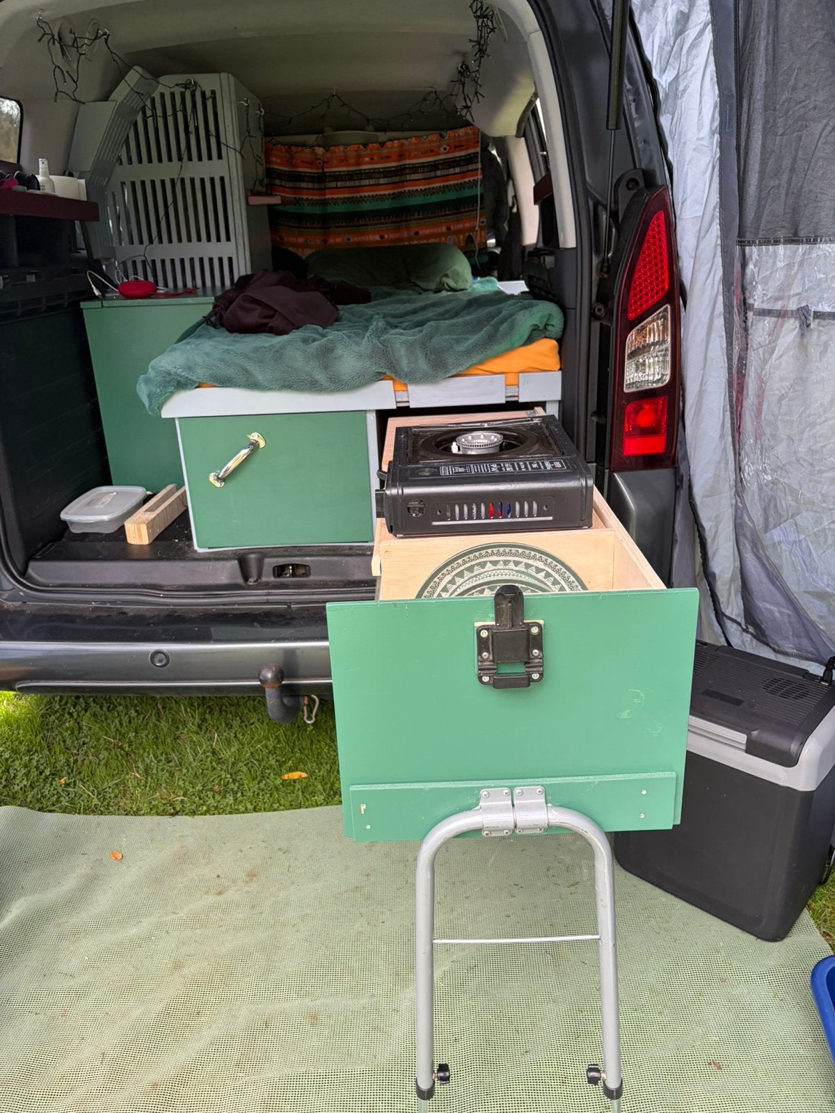 Inbouw voor minicamper, Caravans en Kamperen, Ophalen, Zo goed als nieuw