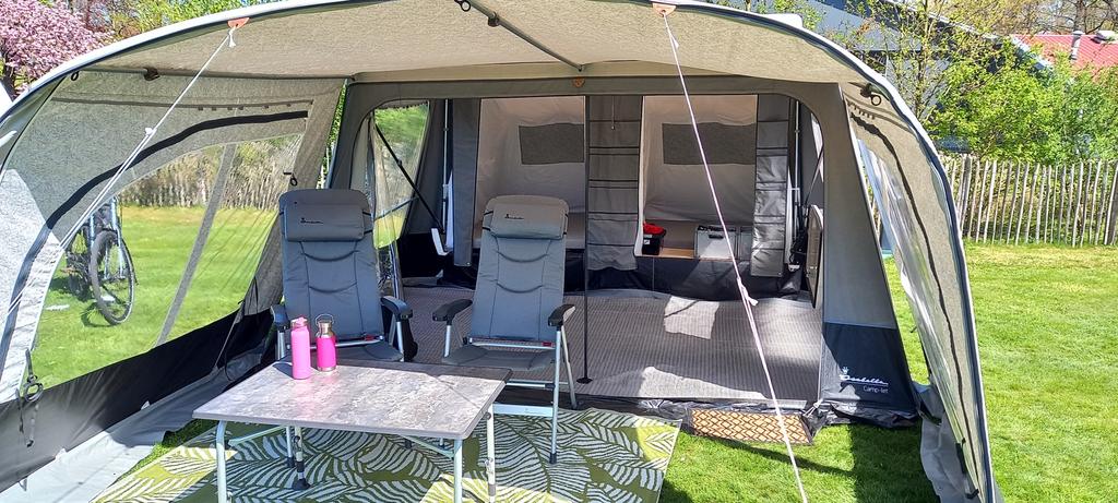 Camplet Dream, luifel, zeer compleet, Ophalen, Lichtgrijs, Camp-Let, Tot en met 4