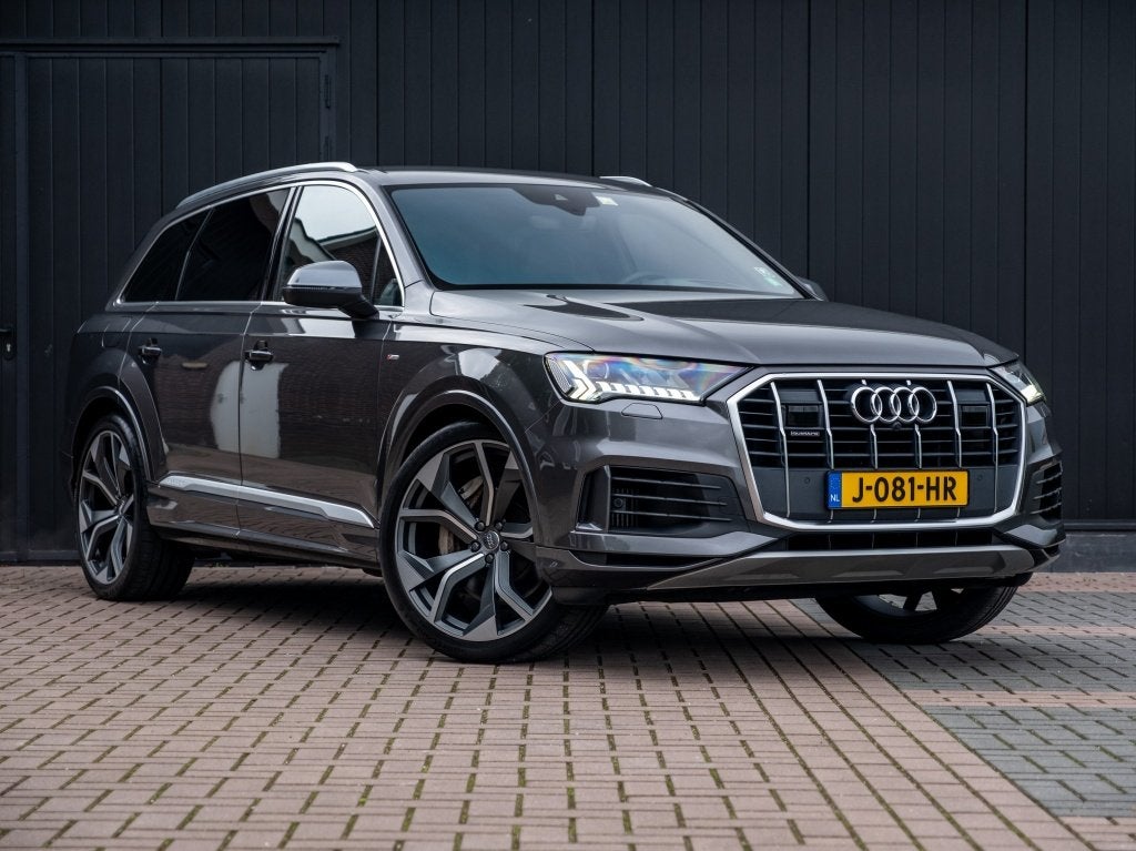 Audi Q7 55 TFSIe quattro Pro Line Plus S-Line | 23” RS Lm, Auto's, Automaat, Dealer onderhouden, 2995 cc, Adaptive Cruise Control