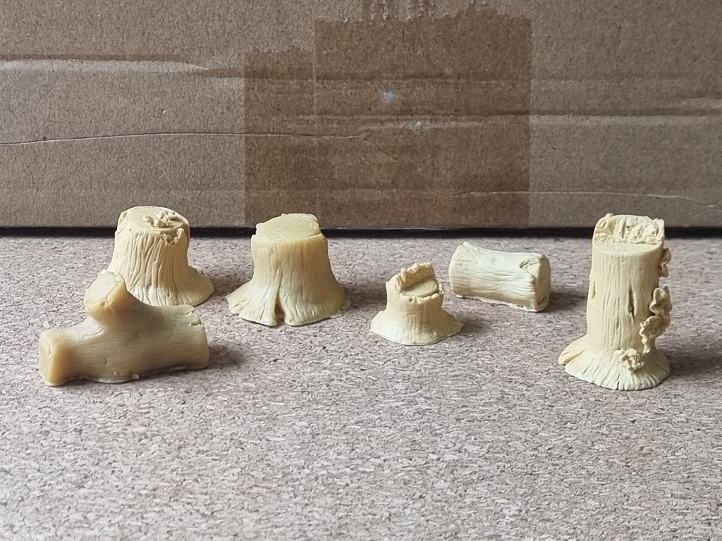 Verlinden Tree Stumps and Trunks (6 different styles)  1:35, Hobby en Vrije tijd, Nieuw, Verlinden, Ophalen of Verzenden, 1:35 tot 1:50