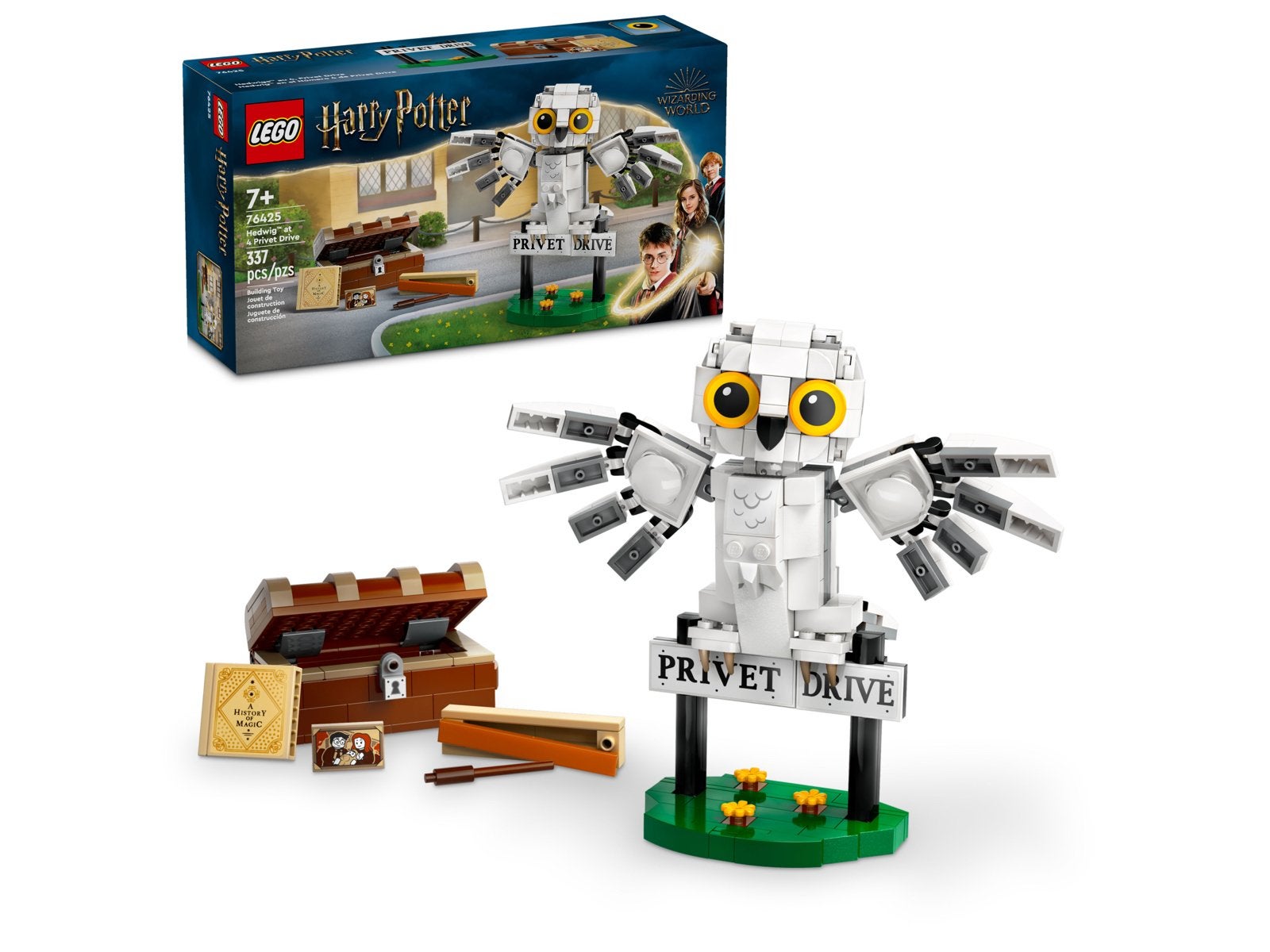 LEGO Harry Potter Hedwig op Ligusterlaan 4 - 76425, Verzenden, Nieuw