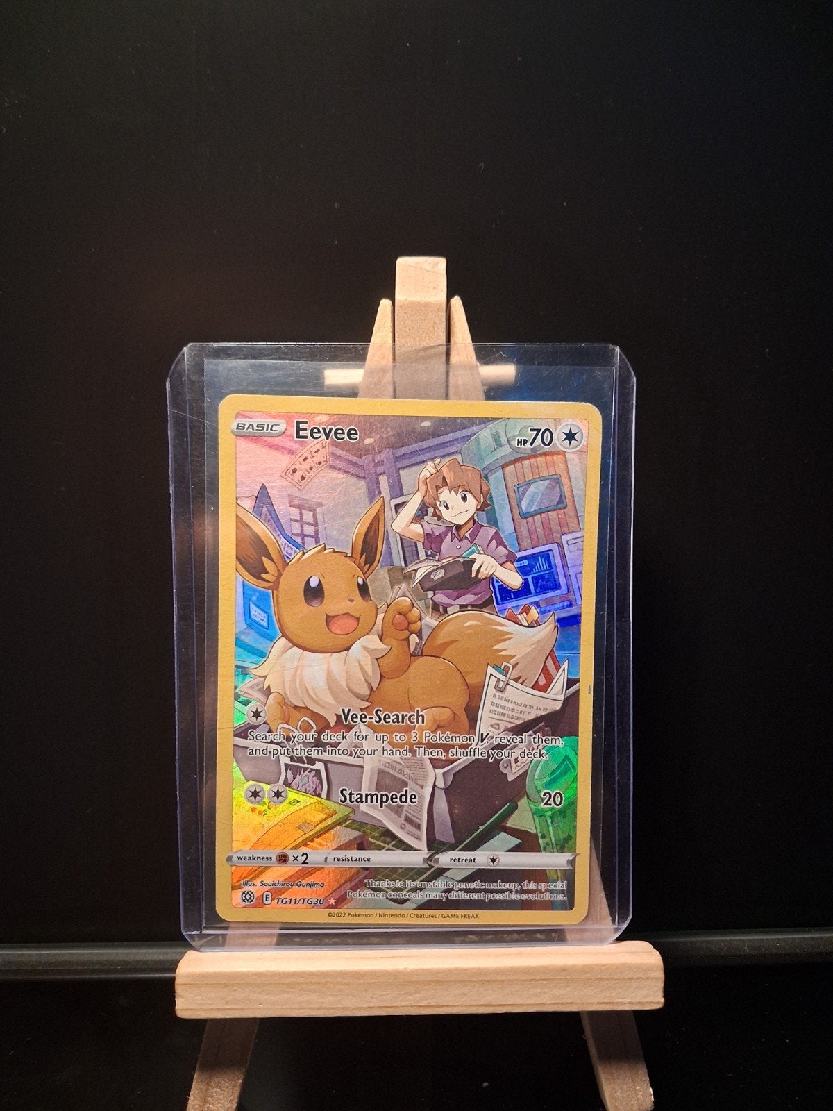 Eevee TG11 - Pokemon Brilliant Stars (1), Ophalen of Verzenden, Zo goed als nieuw