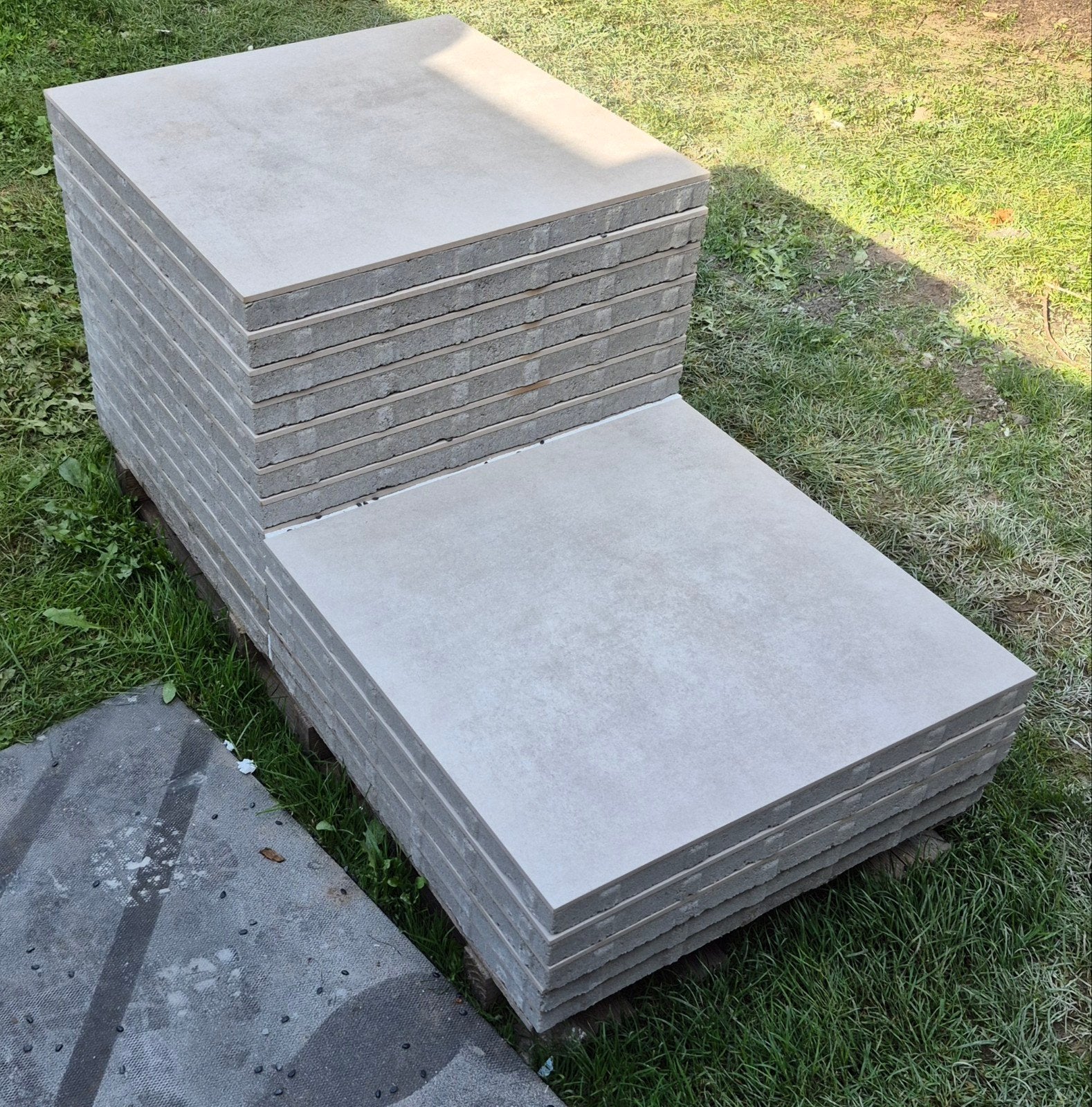 keramische tegels 60x60, Zo goed als nieuw, Beton, Terrastegels, 5 tot 10 m²