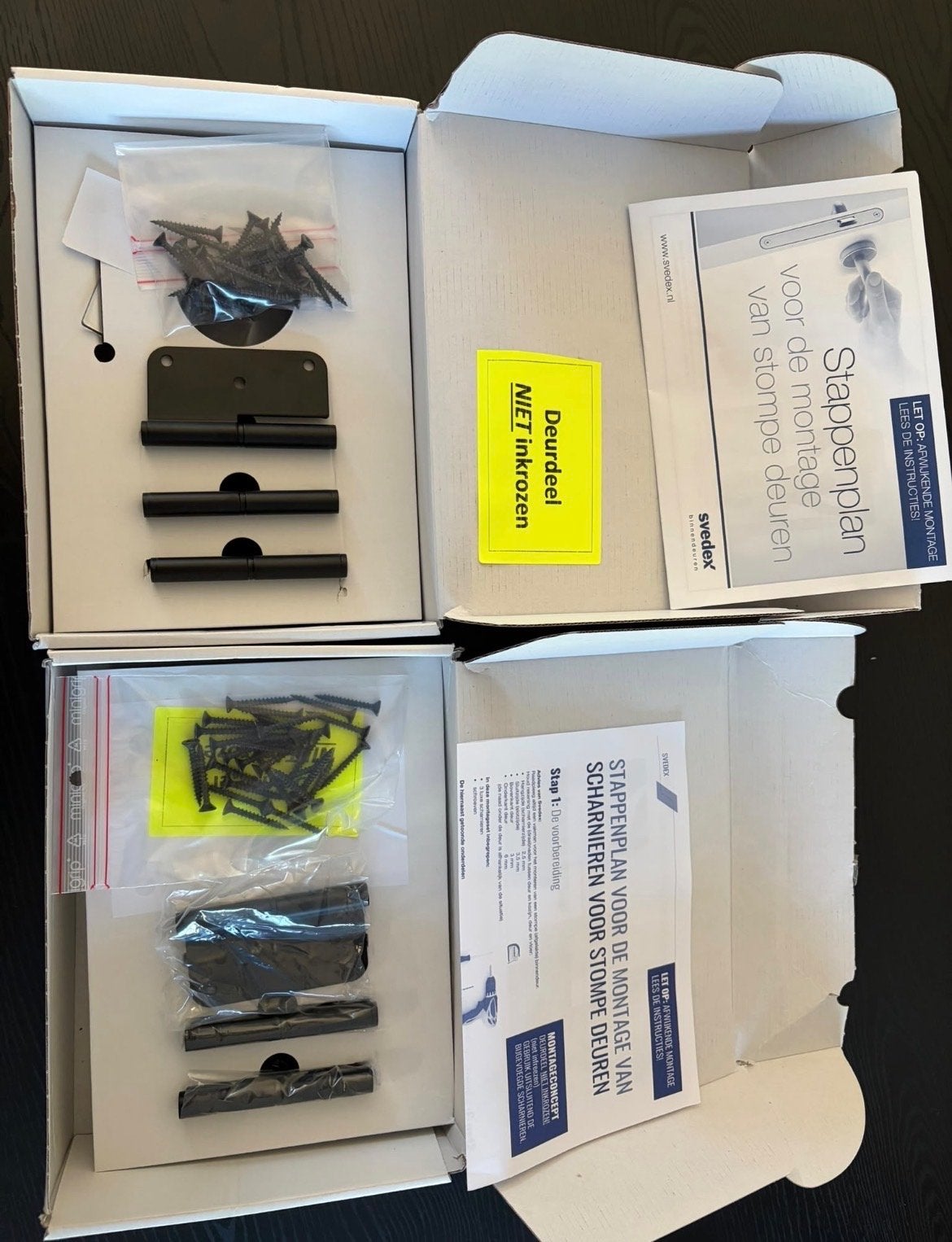 Paumelles voor stompe deuren - Nieuw in doos, Ophalen, Nieuw, Overige materialen, Scharnier