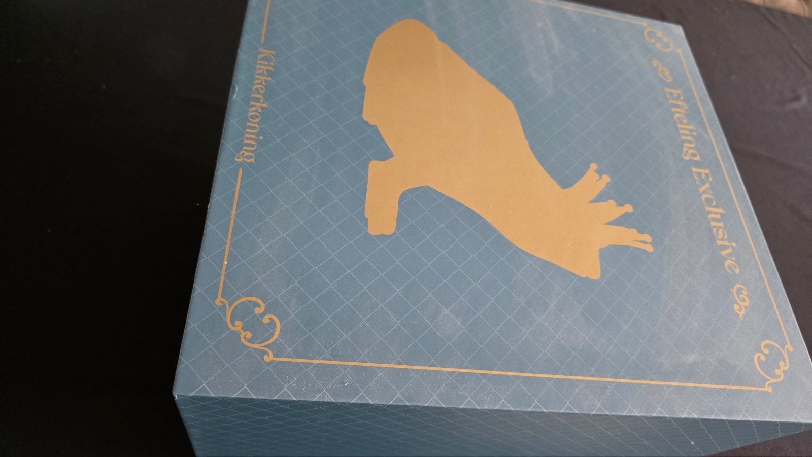 Efteling Kikkerkoning beeld met kroon - Exclusieve Sense, Ophalen of Verzenden, Zo goed als nieuw, Beeldje of Poppetje