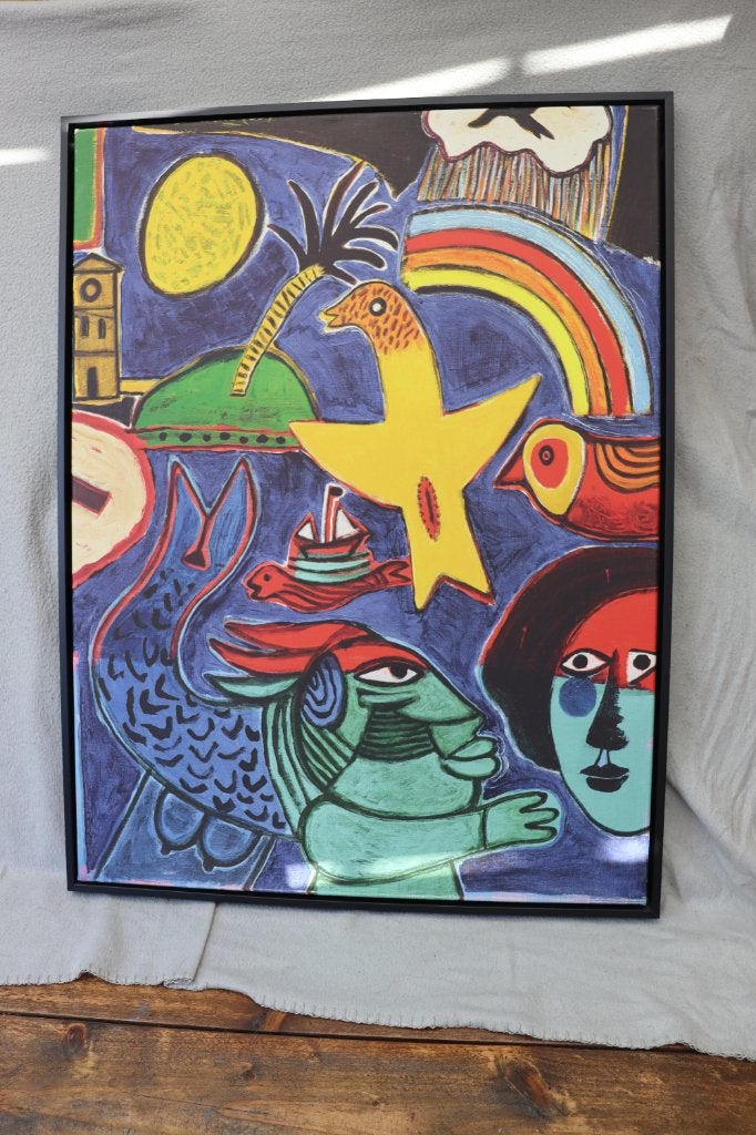 Schilderij van kunstschilder Corneille, Antiek en Kunst, Kunst | Schilderijen | Modern, Ophalen