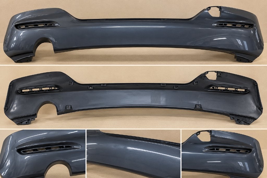 Originele BMW F20 F21 LCI M Sport diffusor 5112806030, Gebruikt, Ophalen of Verzenden, Achter, Bumper