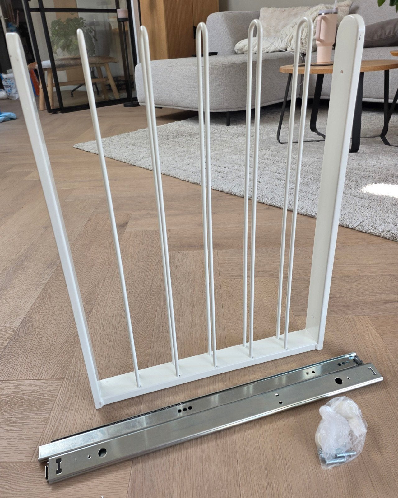 IKEA broekenophangrek met zijgeleiders  (43,5x57cm), Huis en Inrichting, Kasten | Overige, Ophalen, Zo goed als nieuw