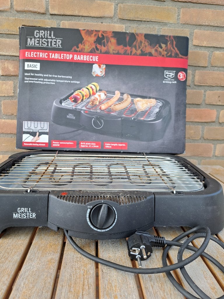 electrische bbq, Ophalen, Gebruikt