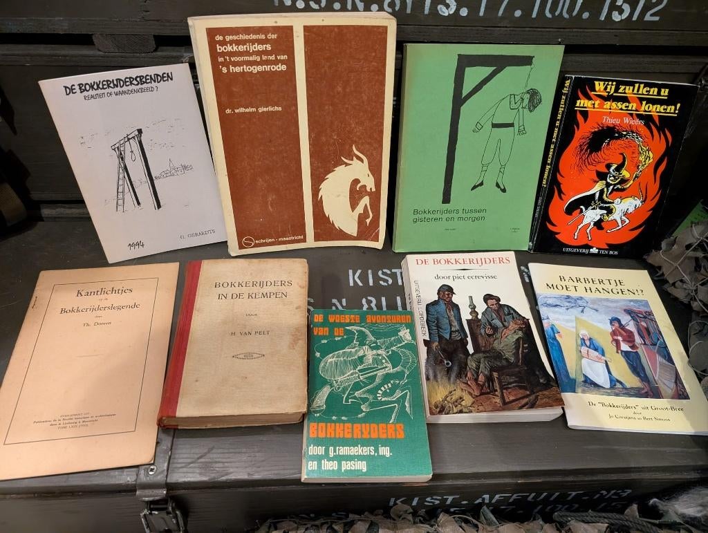 Unieke collectie Bokkerijders boeken - zeldzame titels, Ophalen, 20e eeuw of later, Zo goed als nieuw, Diverse auteurs (o.a. Gierlichs, Dorren, Wieërs)