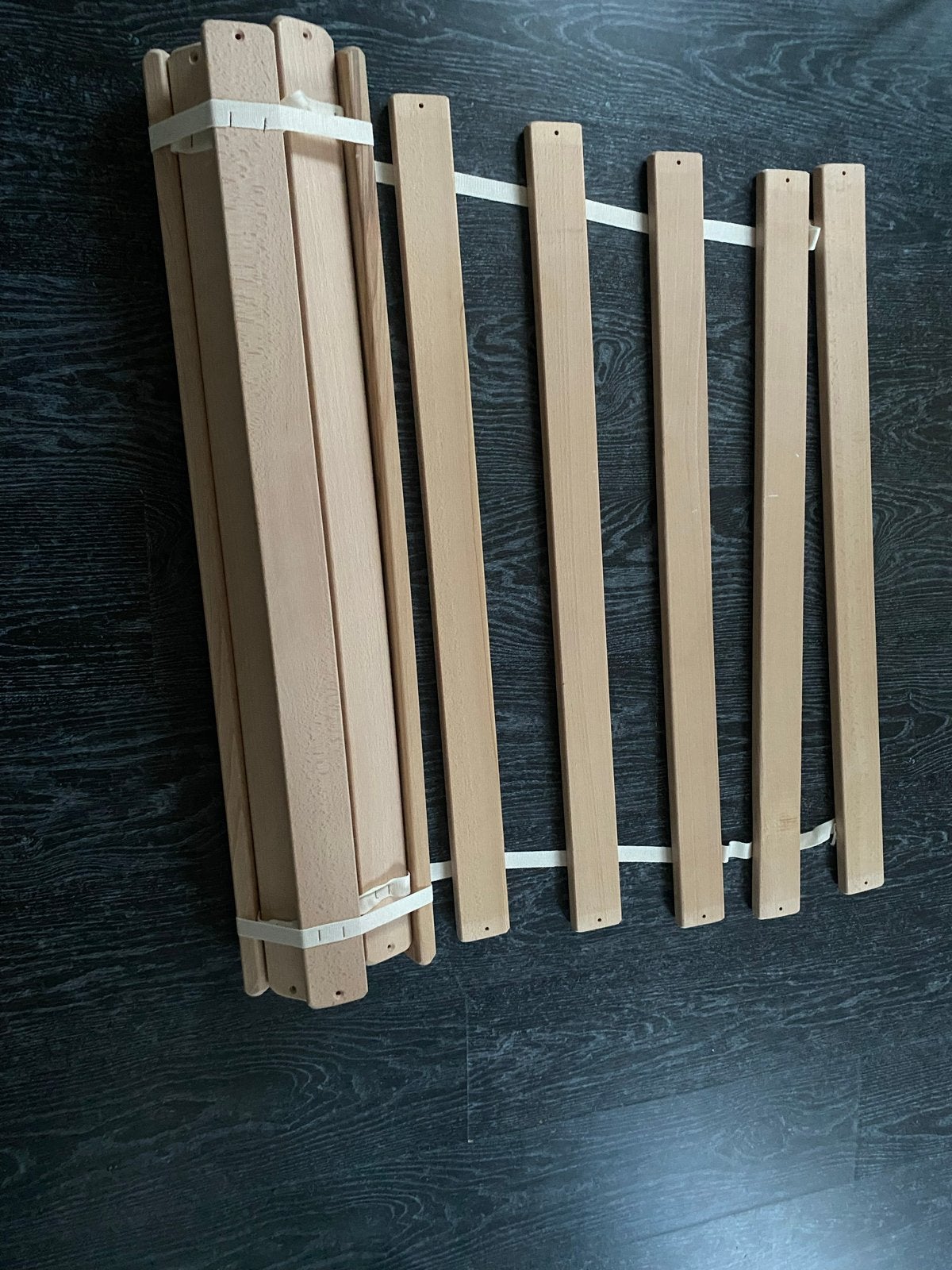 Oprolbare lattenbodem 90 x 200 cm, Ophalen, Gebruikt, 90 cm, Eenpersoons