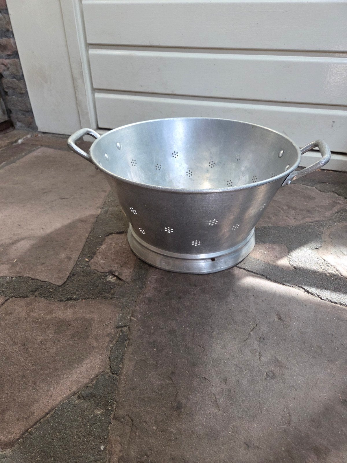 Originele frietmand/patatmand uit de friettent/patatkraam, Zilver, Ophalen of Verzenden, Metaal, Overige typen