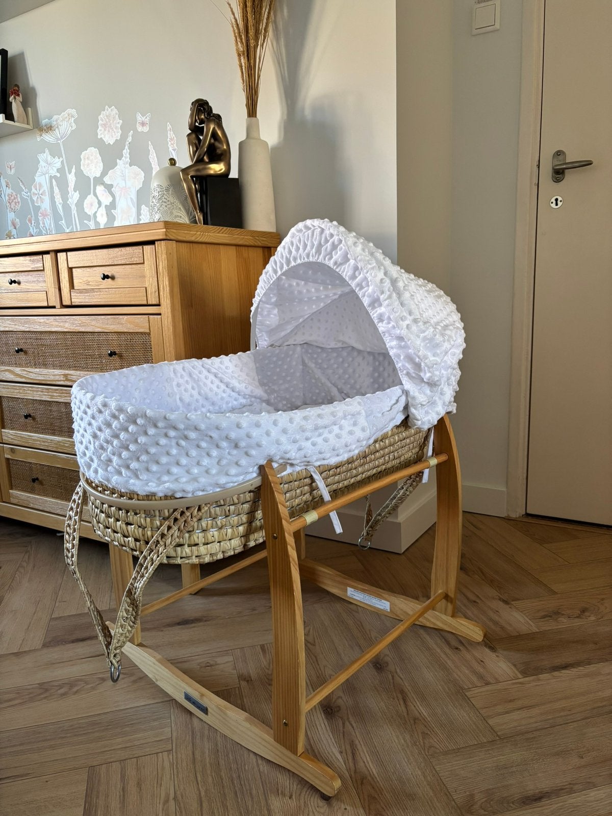 Schommelwieg - cradle, Kinderen en Baby's, Ophalen, Zo goed als nieuw, Minder dan 140 cm, Matras