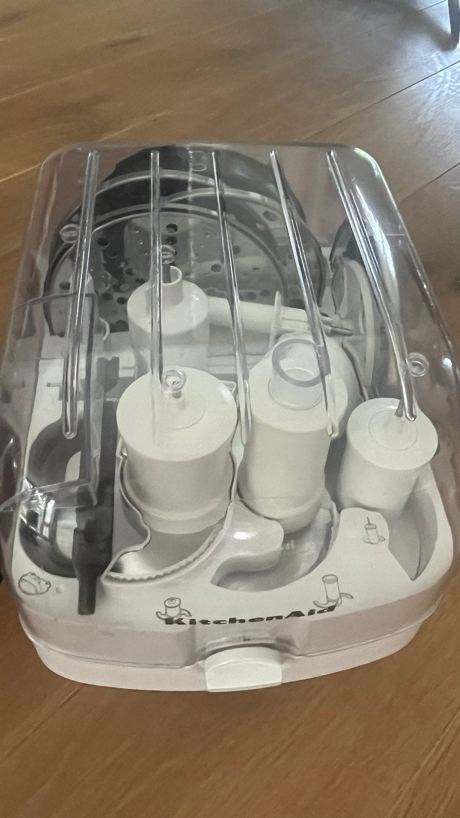 KitchenAid Foodprocessor 5KFP1644 met accessoires, Witgoed en Apparatuur, Keukenmixers, Ophalen, 4 liter of meer, 3 snelheden of meer