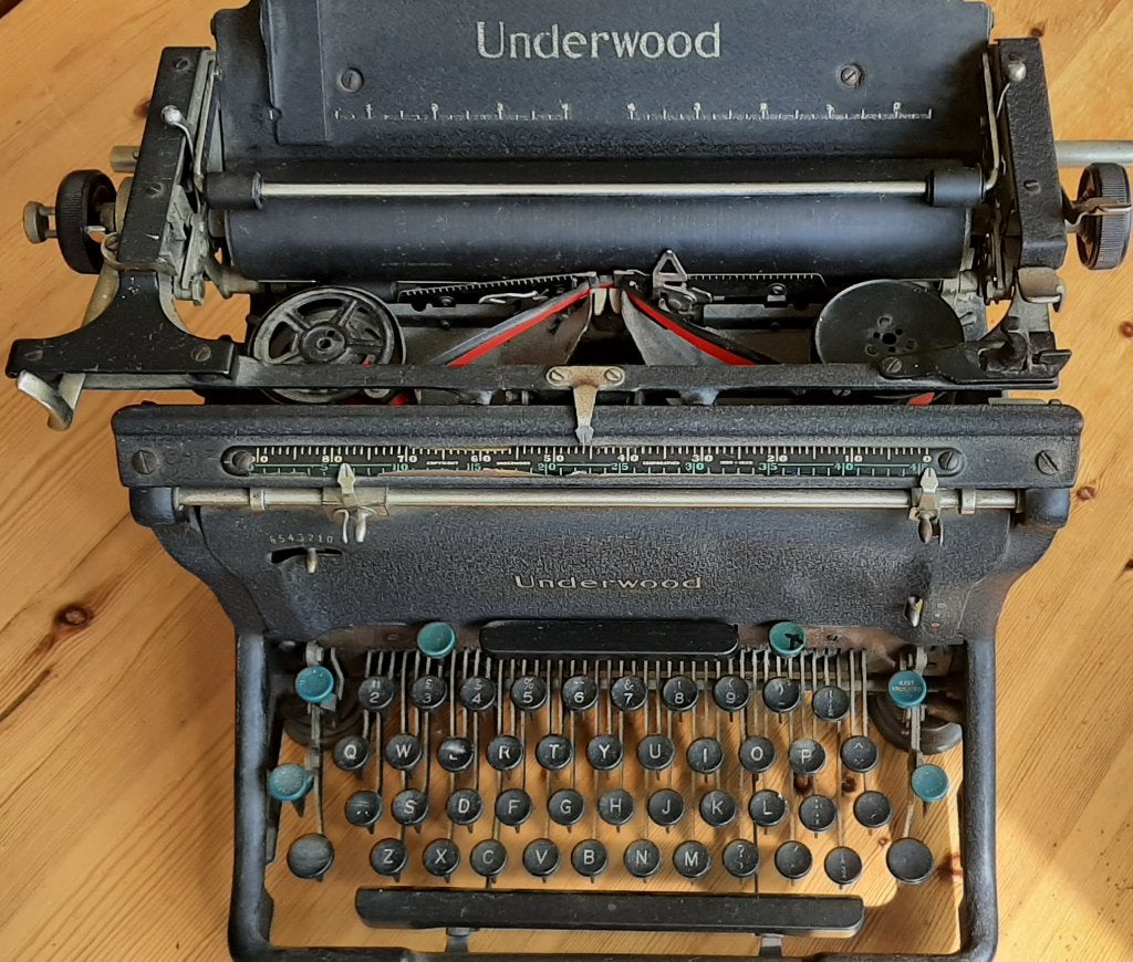 typemachine Underwood, Ophalen, Gebruikt