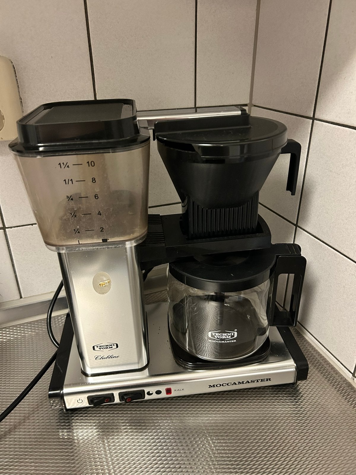 Moccamaster Clubline Koffiezetapparaat, Ophalen, Gebruikt, 10 kopjes of meer, Koffiemachine