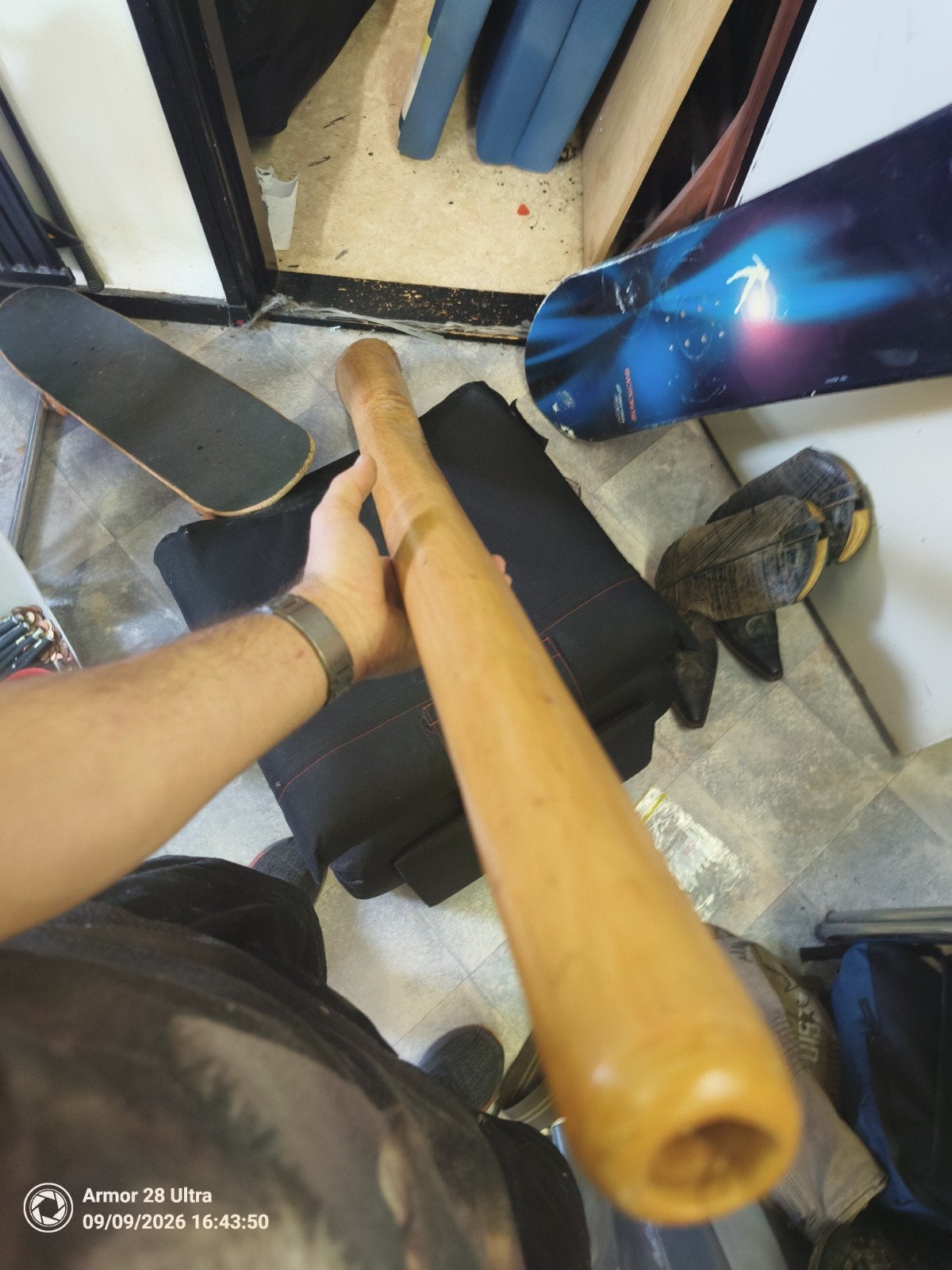 Digeridoo Houten blaasinstrument / hoorn, Muziek en Instrumenten, Ophalen of Verzenden, Gebruikt