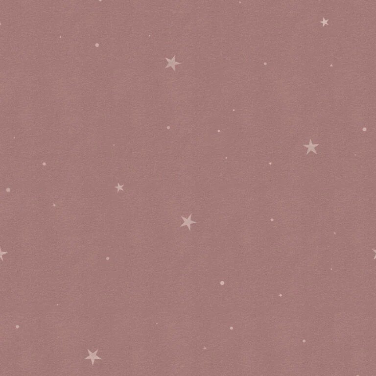 2 Nieuwe rollen roze behang met sterren, Overige merken, Modern, Ophalen of Verzenden, Roze